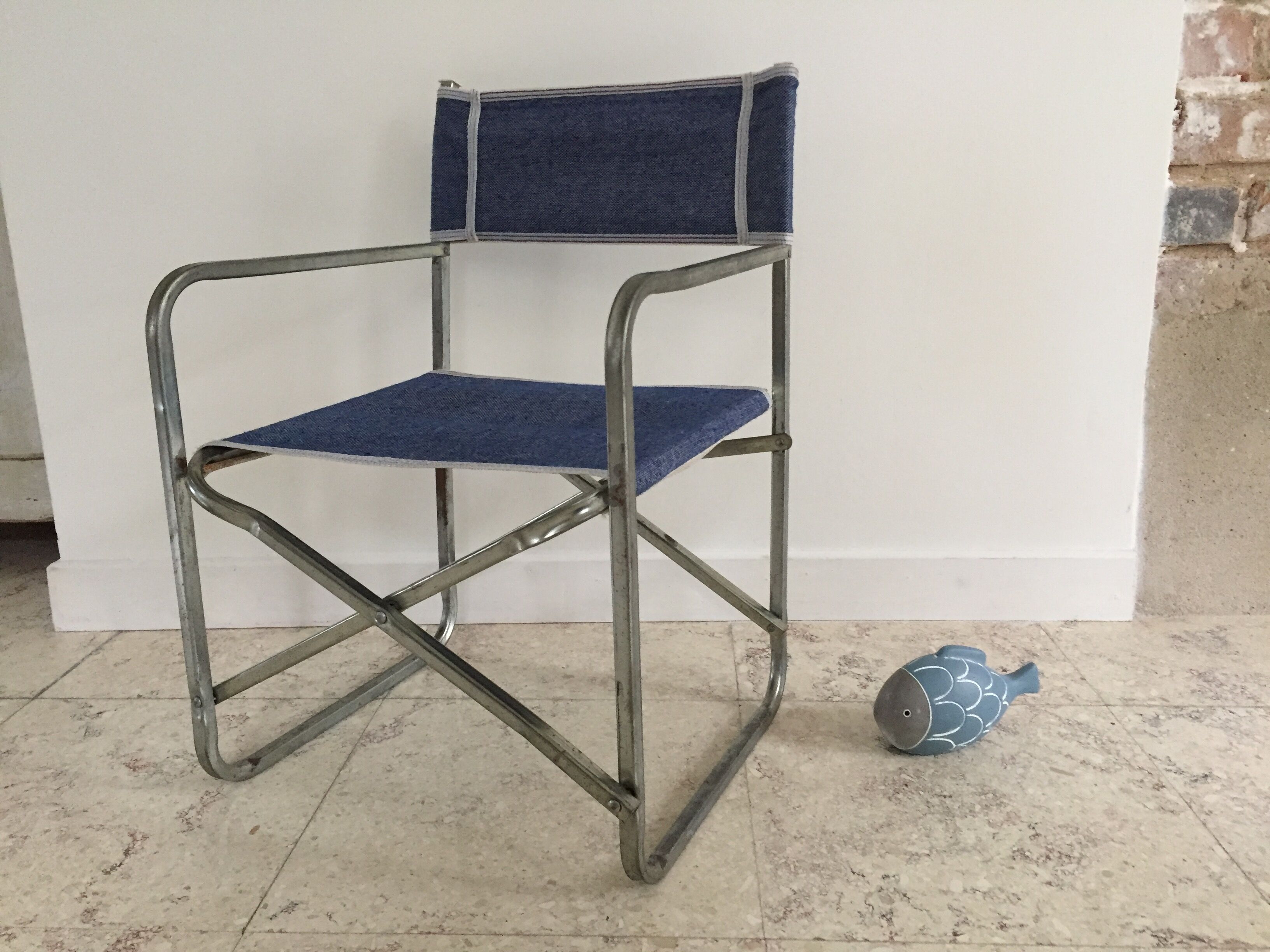 Vintage folding armchair for children