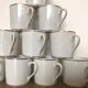 Coffee service with 11 cups and 6 saucers made of Limoges porcelain.