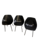 3 Shell chairs Pierre Guariche – Reissue Maisons du Monde – Black