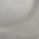 Set of large round white earthenware dishes from Creil and Montereau, 19th century