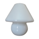 Mushroom lamp XXL Italian in white opaline 70s 80s