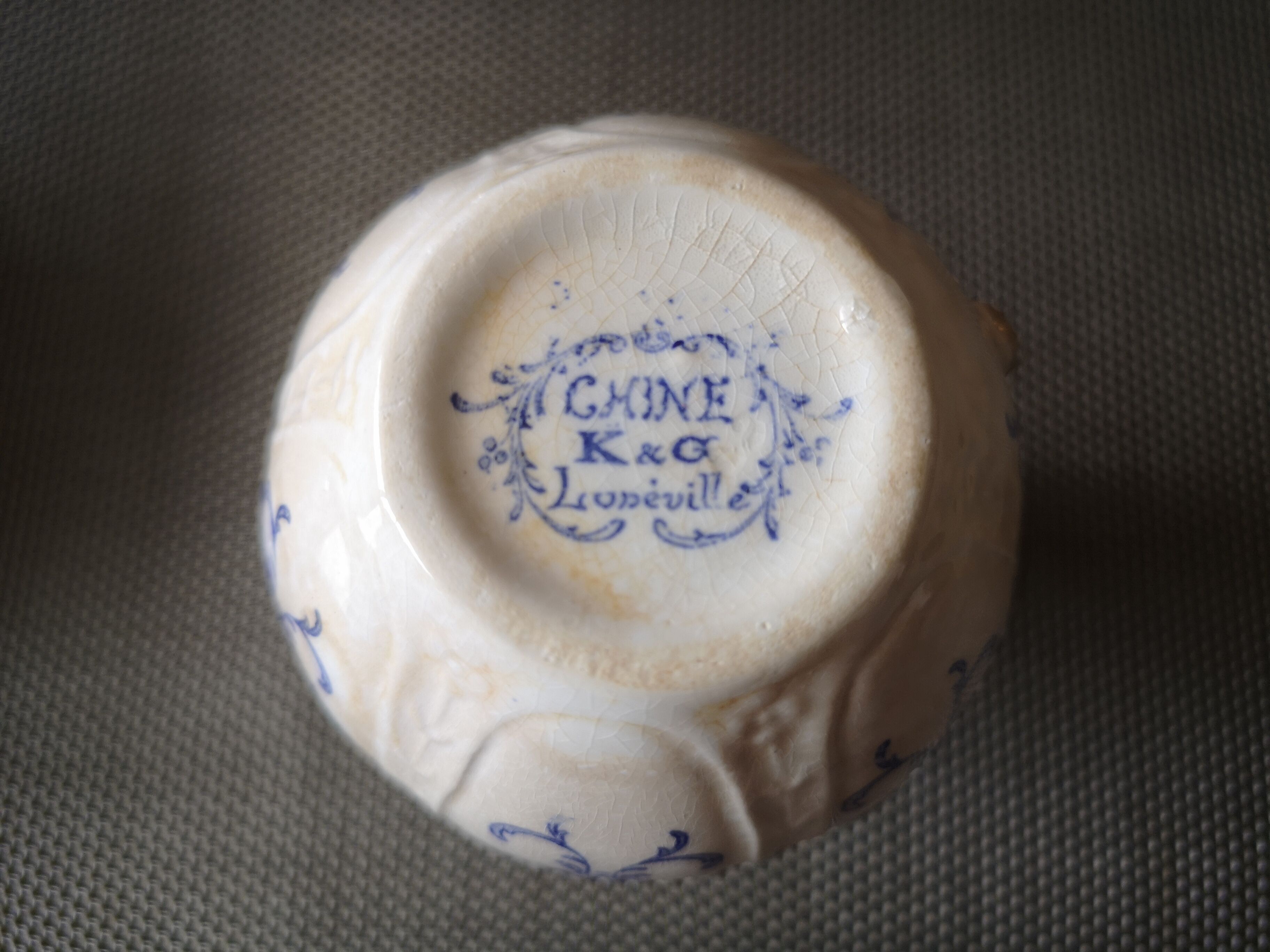 Keller and Guerin Lunéville milk pot - Early 20th century