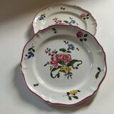 Dessert plates Vieux Saint-Amand