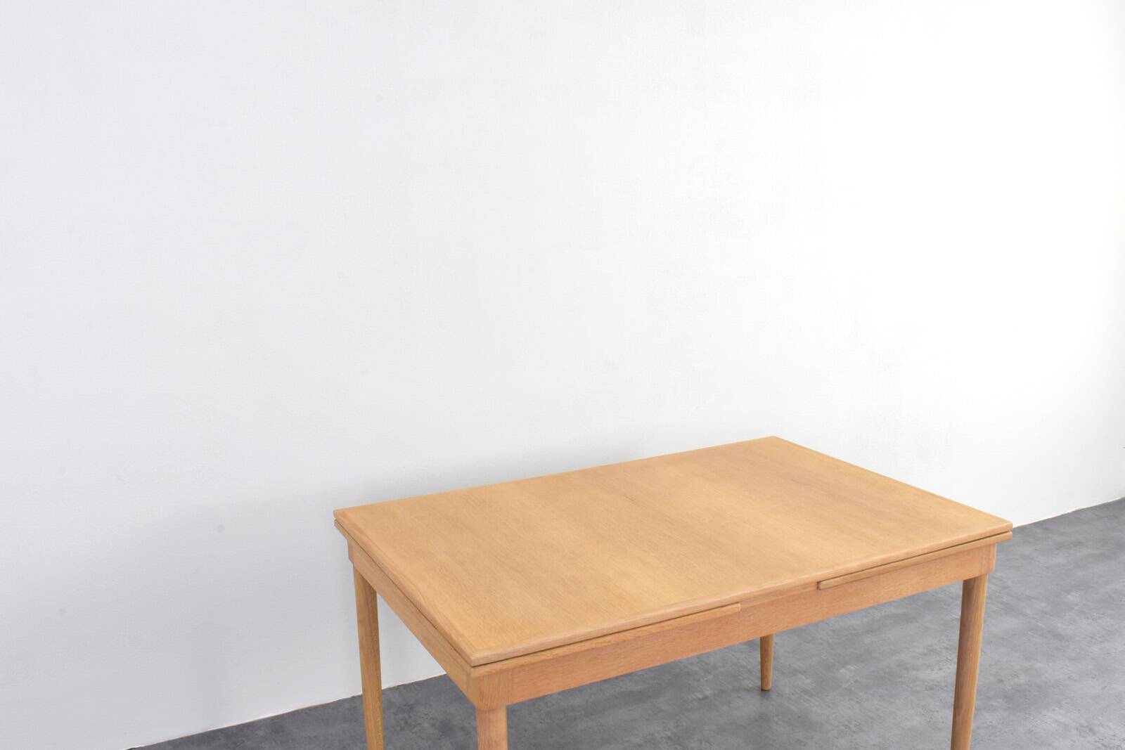 Mid-Century Danish Oak Extendable Dining Table, 1960s.