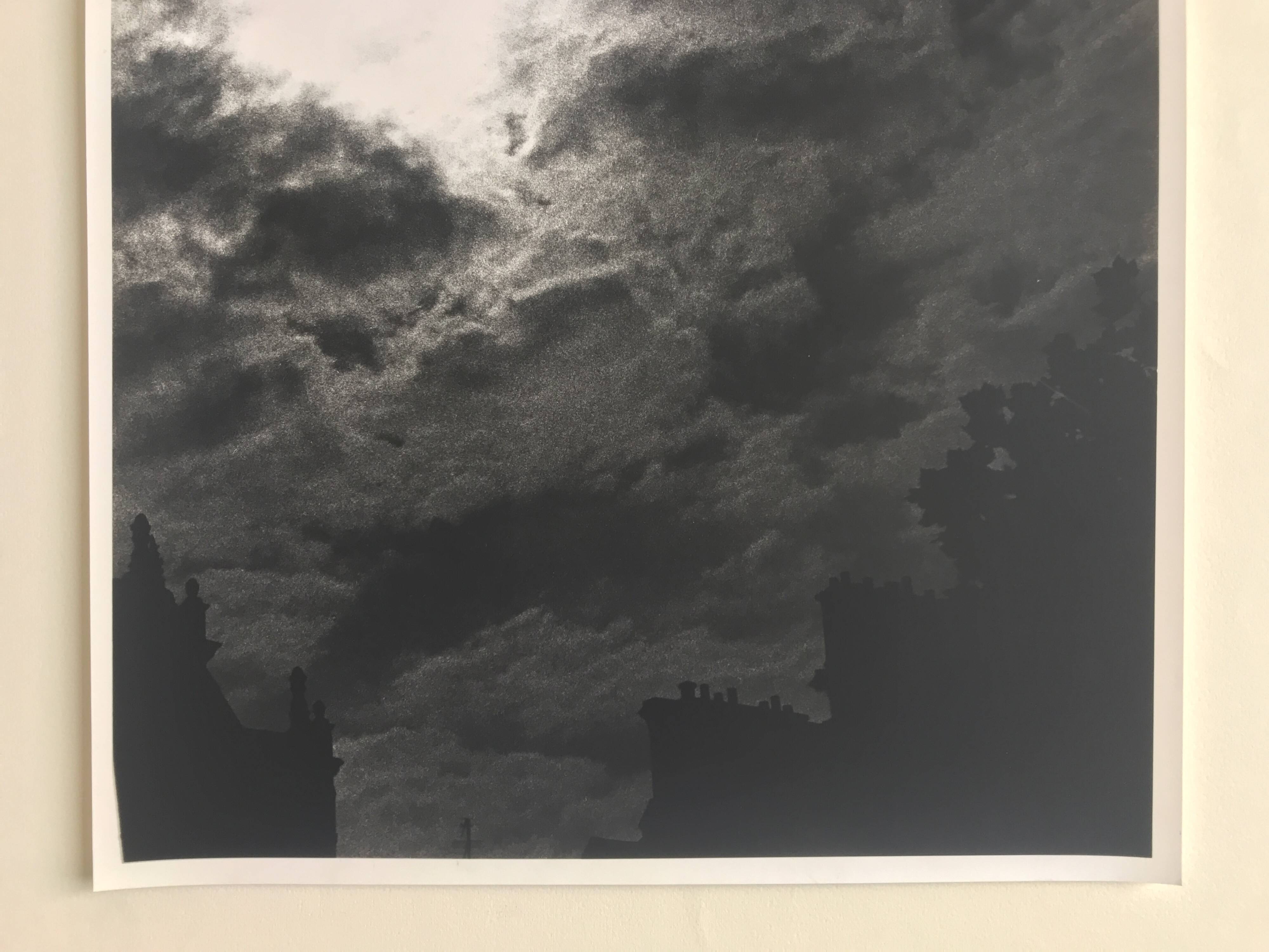 Rosine nusimovici, untitled (cloud ii), c 1980. black and white silver print