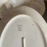 Service dishes Limoges brand UML