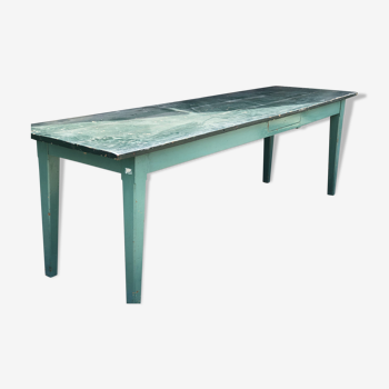 Painted farm table