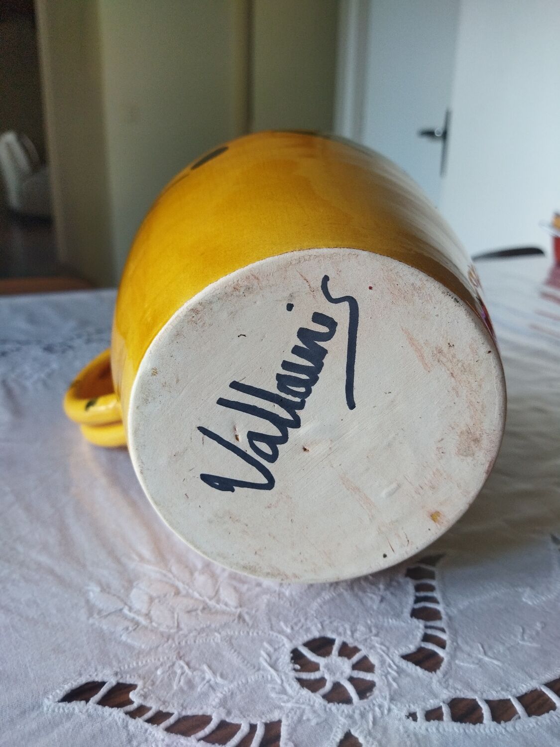 Pichet Vallauris provençal vintage