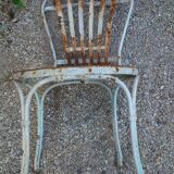 Set of 4 chairs in iron in its juice for the garden