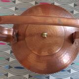 Hammered copper teapot