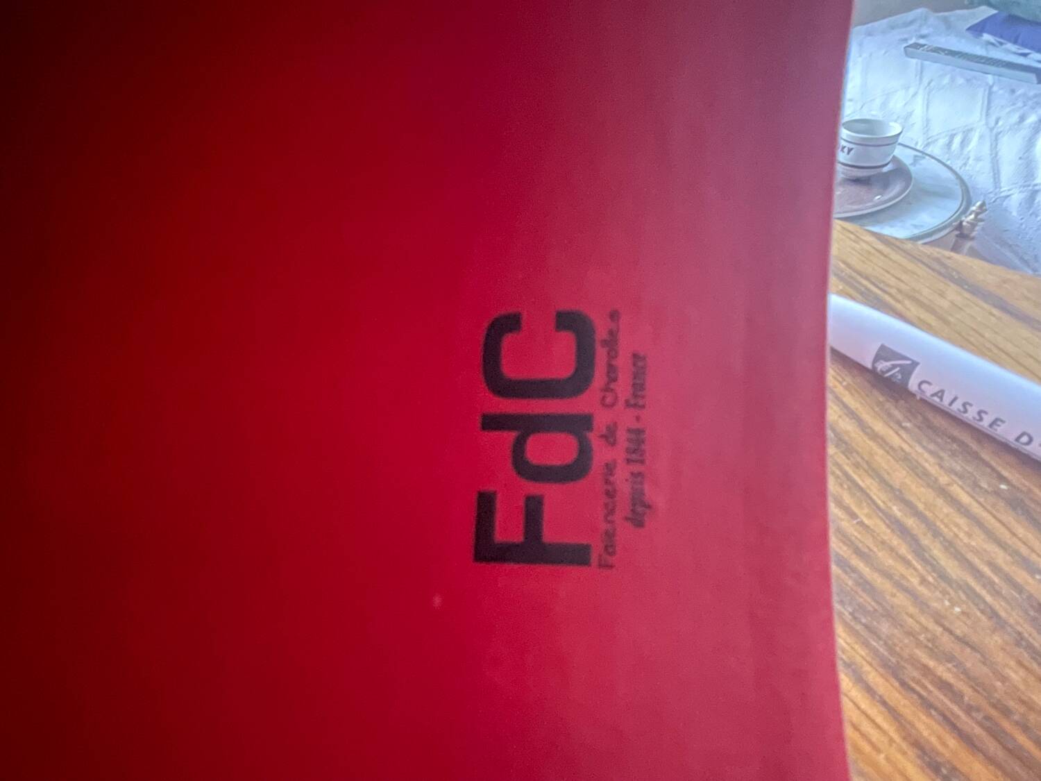 Lamp FDC pottery from Charolles