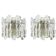 Pair of wall sconces Kalmar, Austria, 1960s