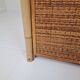 Italian Bamboo and Rattan Chest of Drawers or Credenza, 1980s