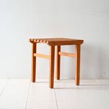 1960s Scandinavian pine slatted stool