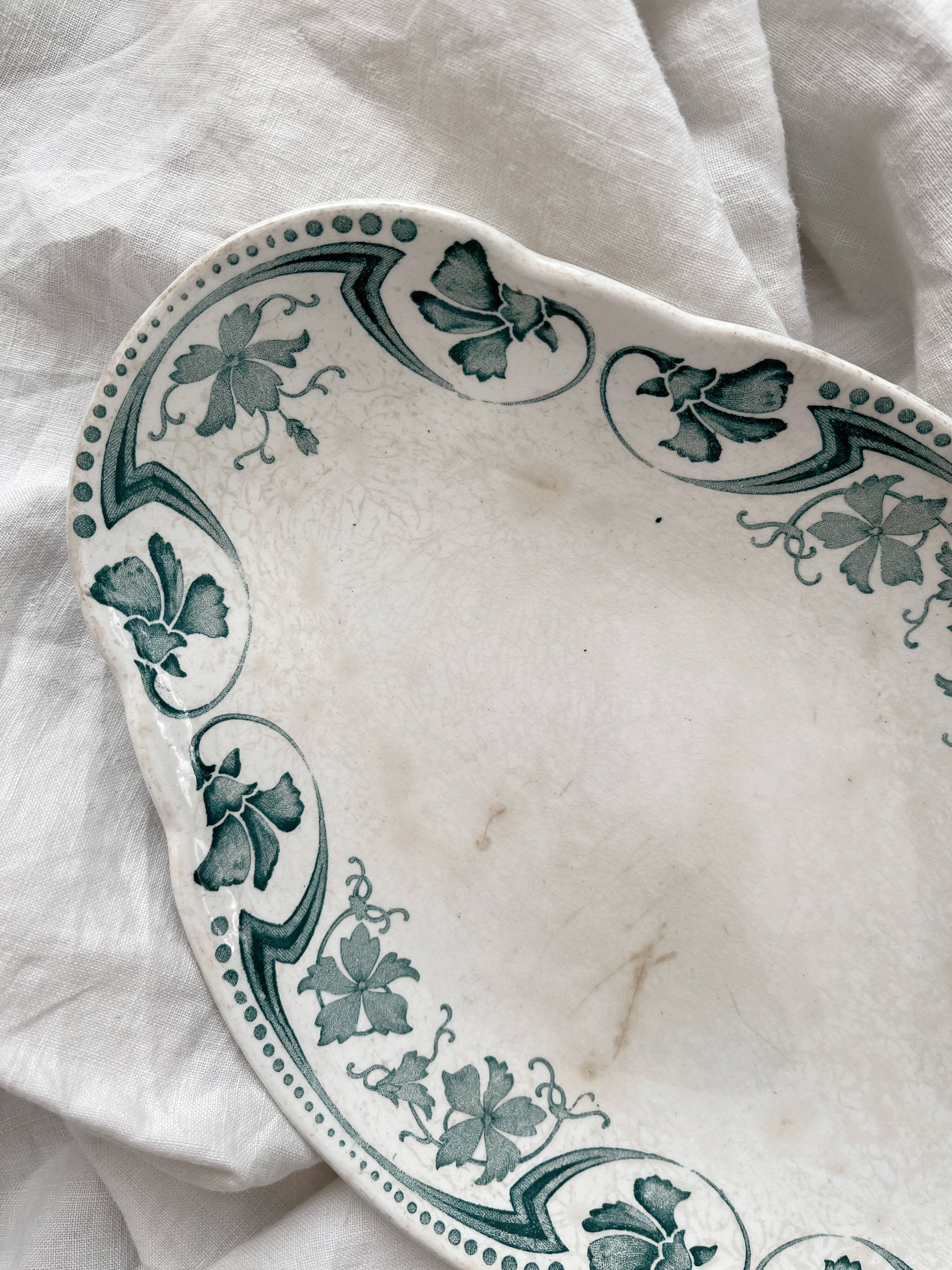 Ironware dish "Lucy" KG Lunéville circa 1900