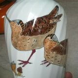 Vase of Gien's factory "A la Becasse"