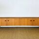 1960s minimalist Scandinavian teak sideboard