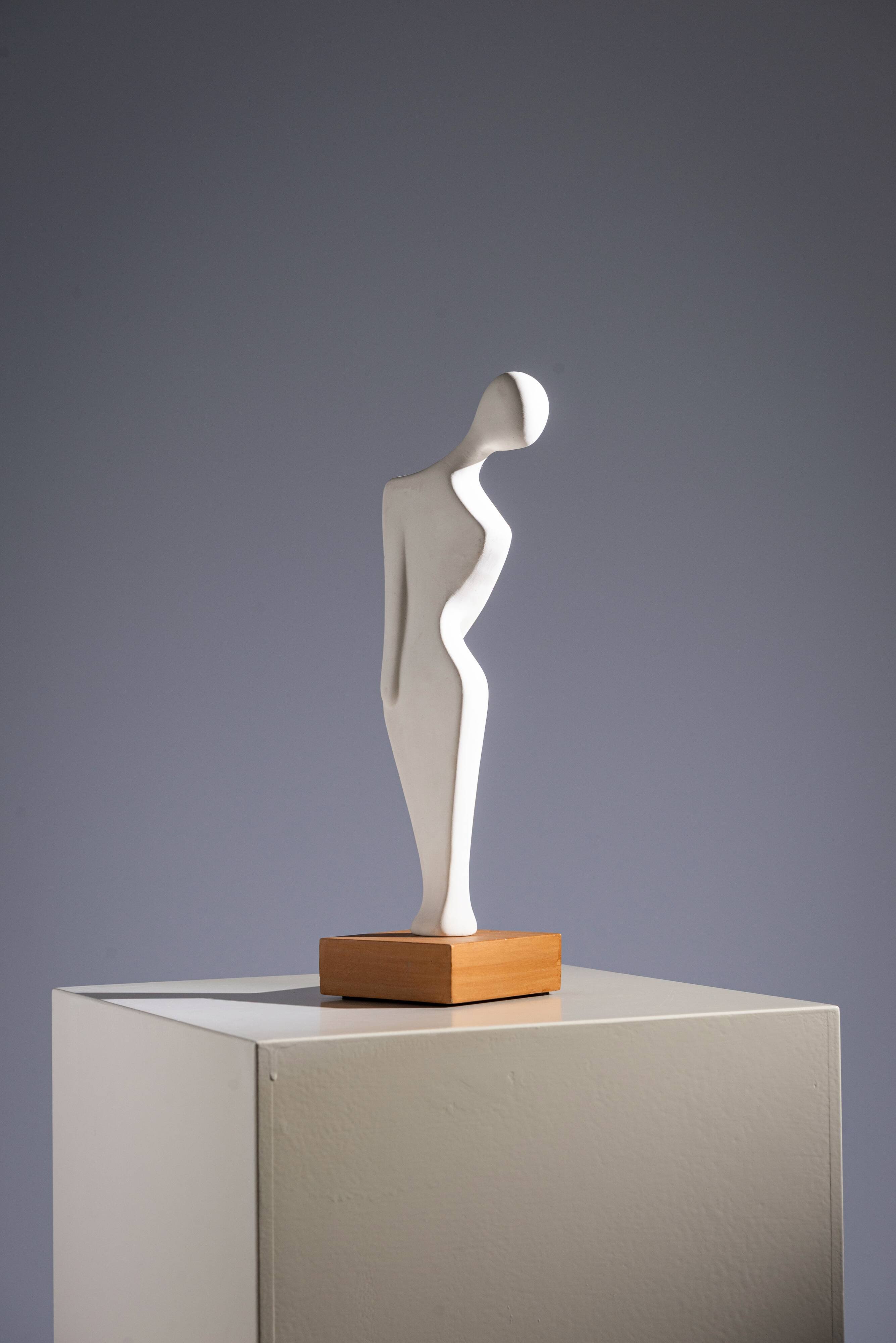 Elegant minimalistic abstract sculpture