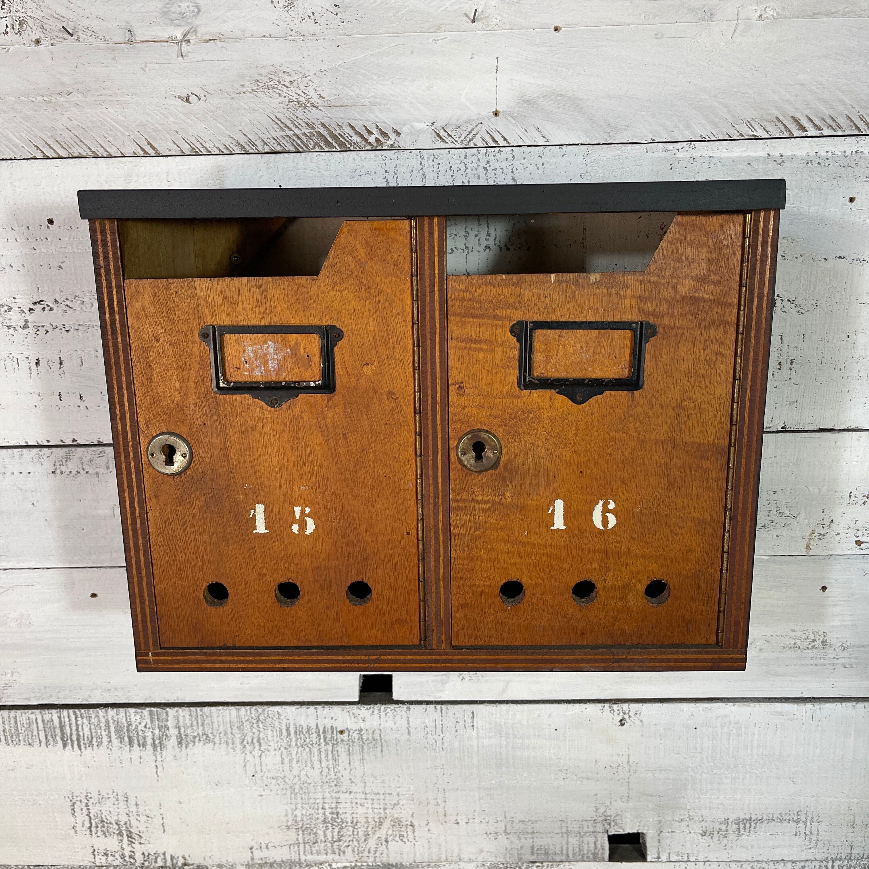 Block of 2 mailboxes from the 70s/80s