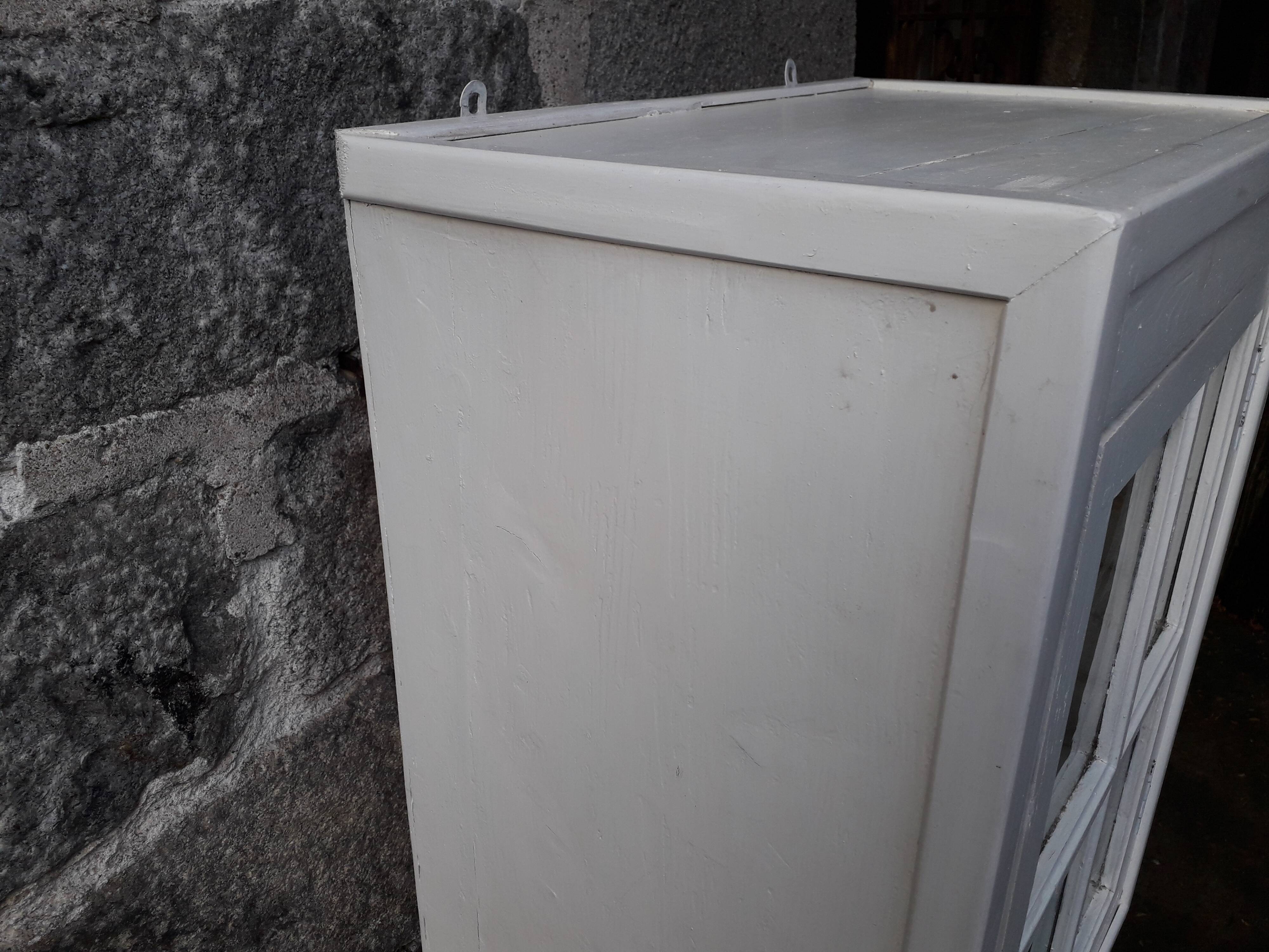 Showcase, vintage wall shelf