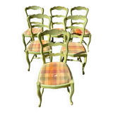 Rustic Louis XV chair series