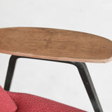 Salmon Shell Lupina Chair by Niko Kralj