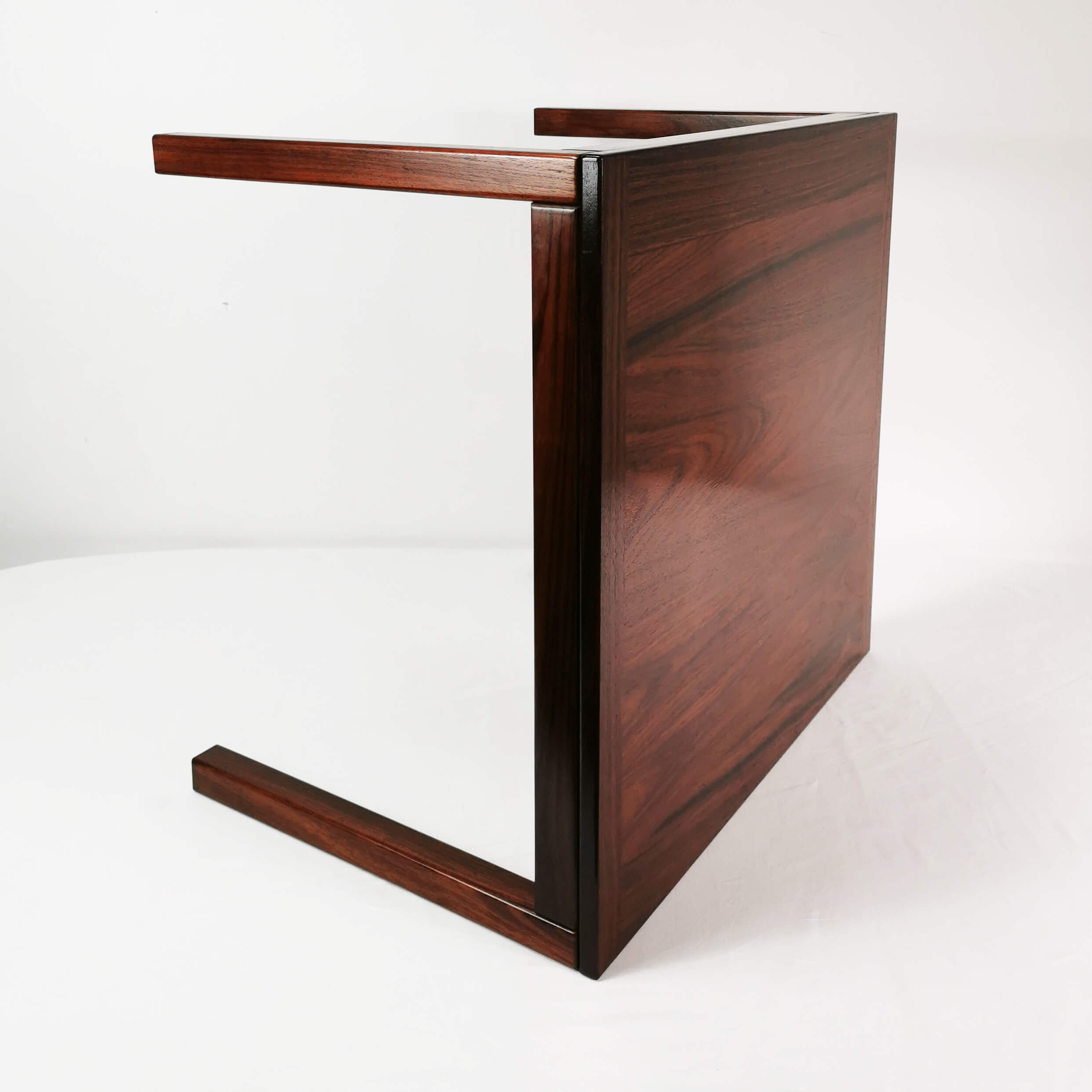 Mahogany Coffee Table, Vejle Stole, Denmark, 1970s