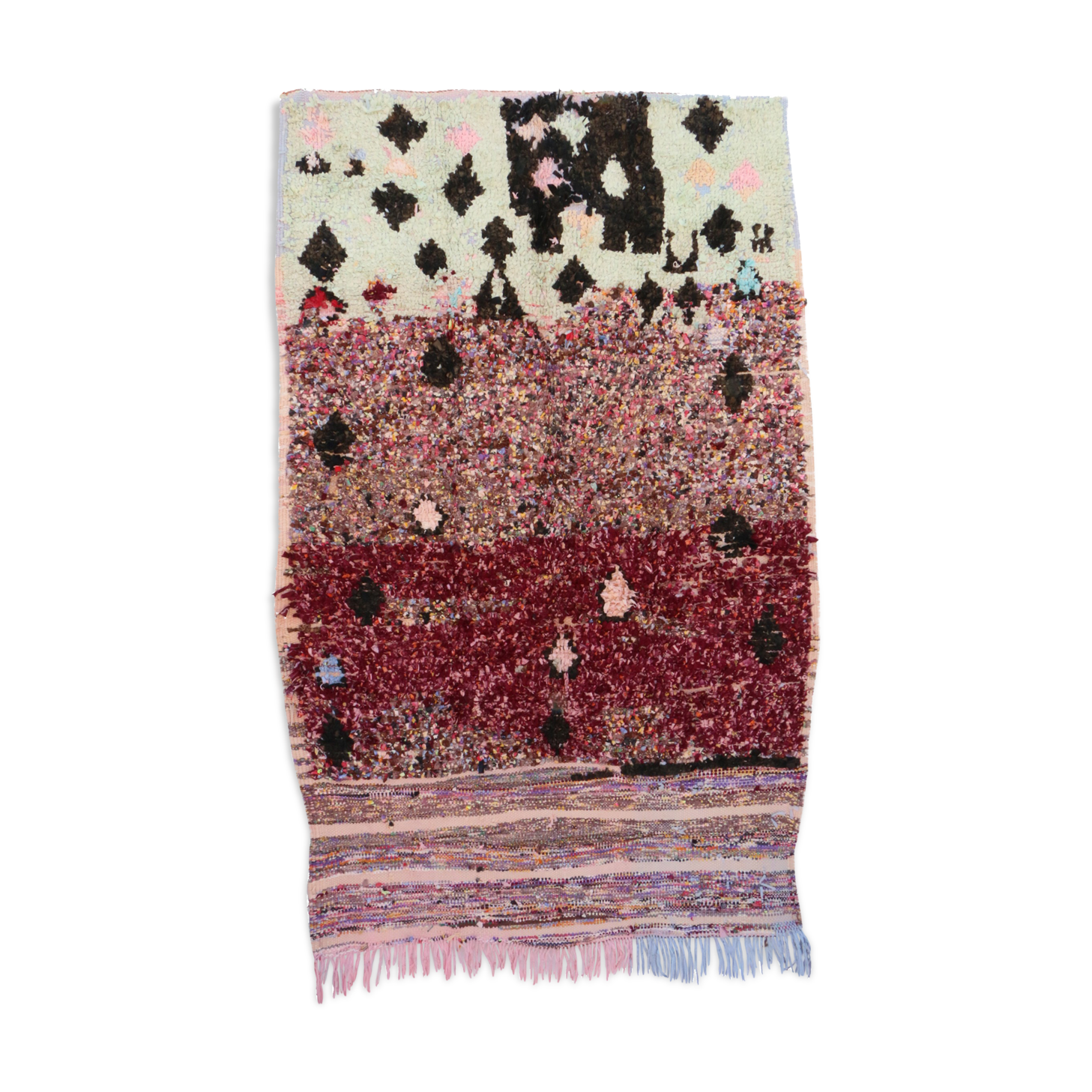 Boucherouite carpet 158 x 258 cm