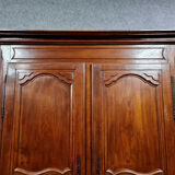 Louis XV period wardrobe in solid blond oak circa 1750
