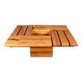 Pine coffee table with storage