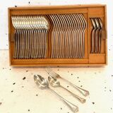 Louis XV style housewife in silver metal 20th century