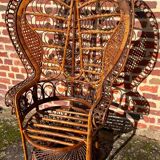 Emmanuelle rattan armchair