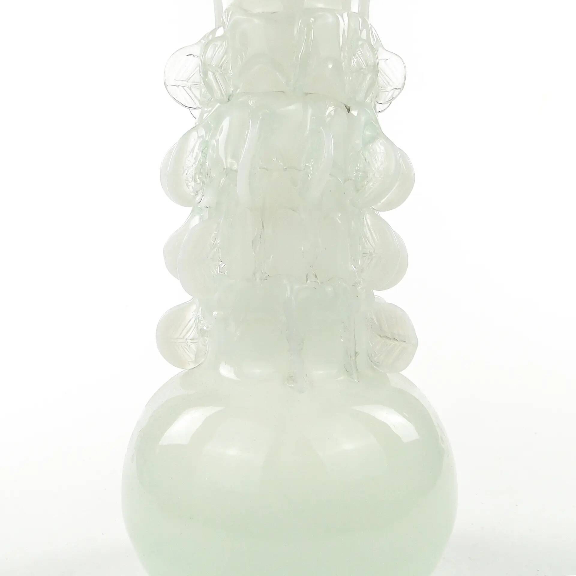 Bride vase, modernism, glass, designed by J. Słuczan-Orkusz, Poland, 1970s