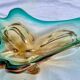 Sommerso glass murano glass or crystal fruit cup - flavio poli