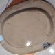 Antique serving platter in English earthenware 1850 Wild Rose