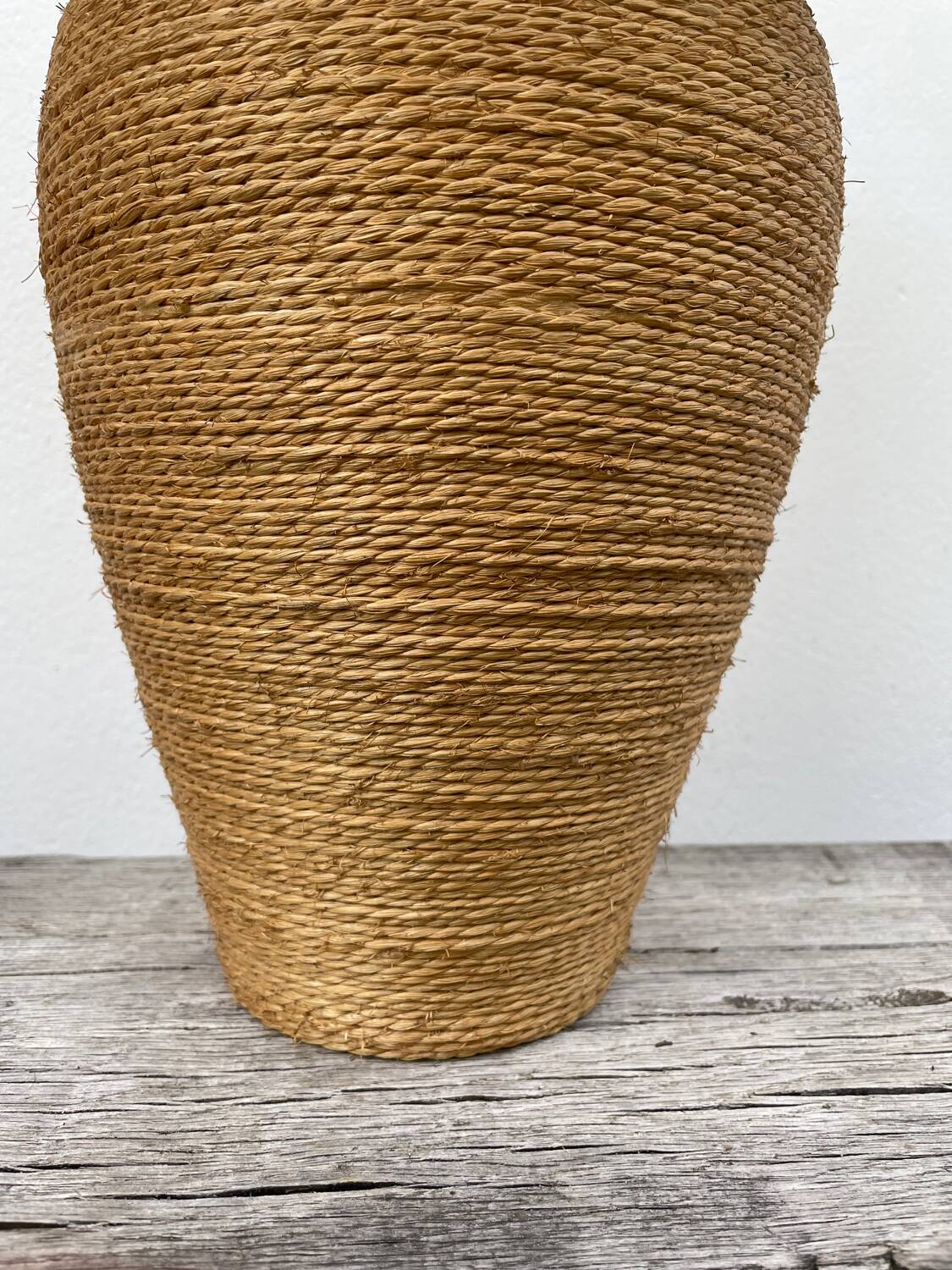 Habitat vintage rattan lamp