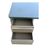 Industrial metal desk