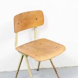 Chaise Friso Kramer Result 1ère édition chêne et jaune