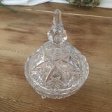 Bonbonnière verre ciselé