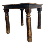Vintage brutalist square table