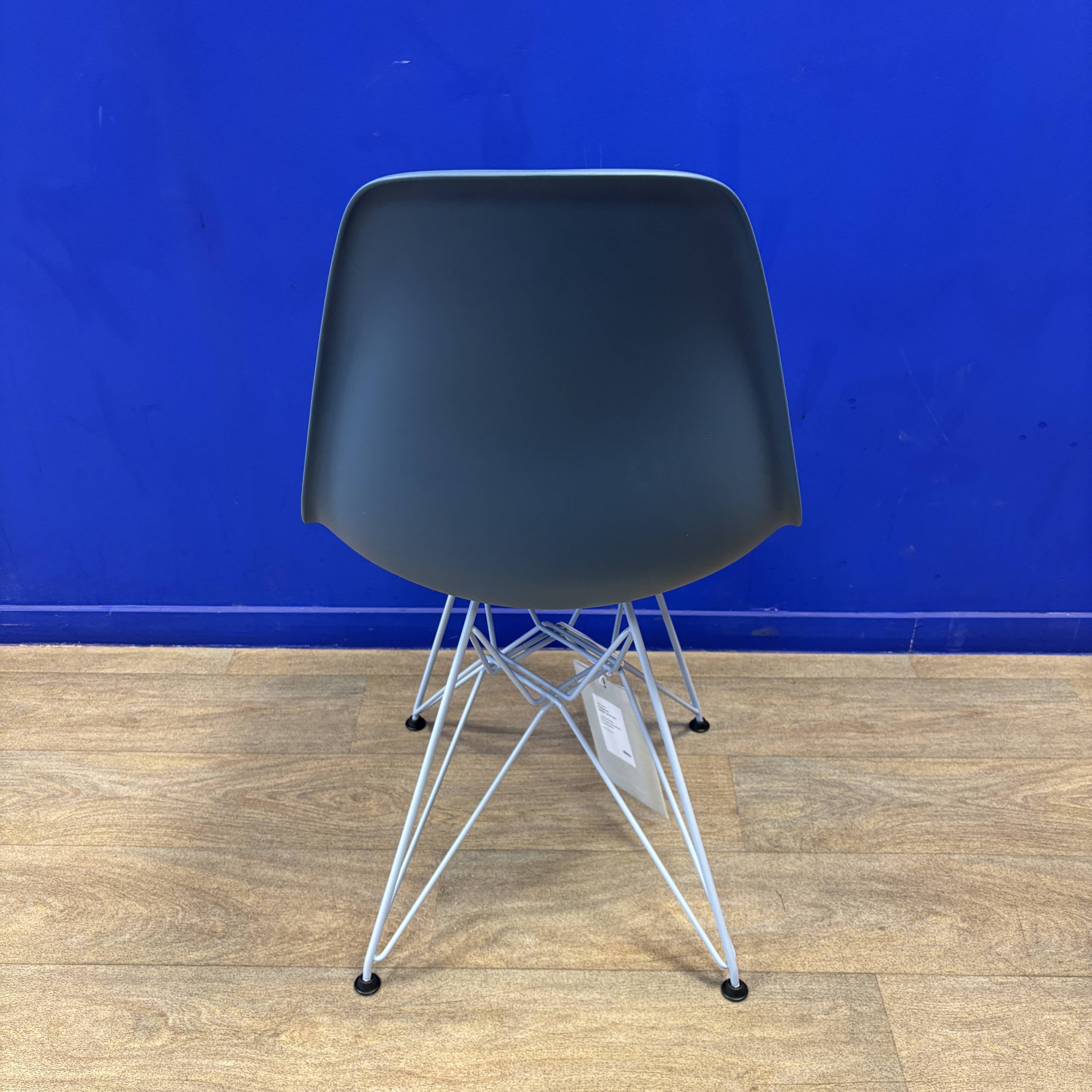 Eames DSR Colors Chair Sky Blue Legs / Sea Blue Shell - Vitra