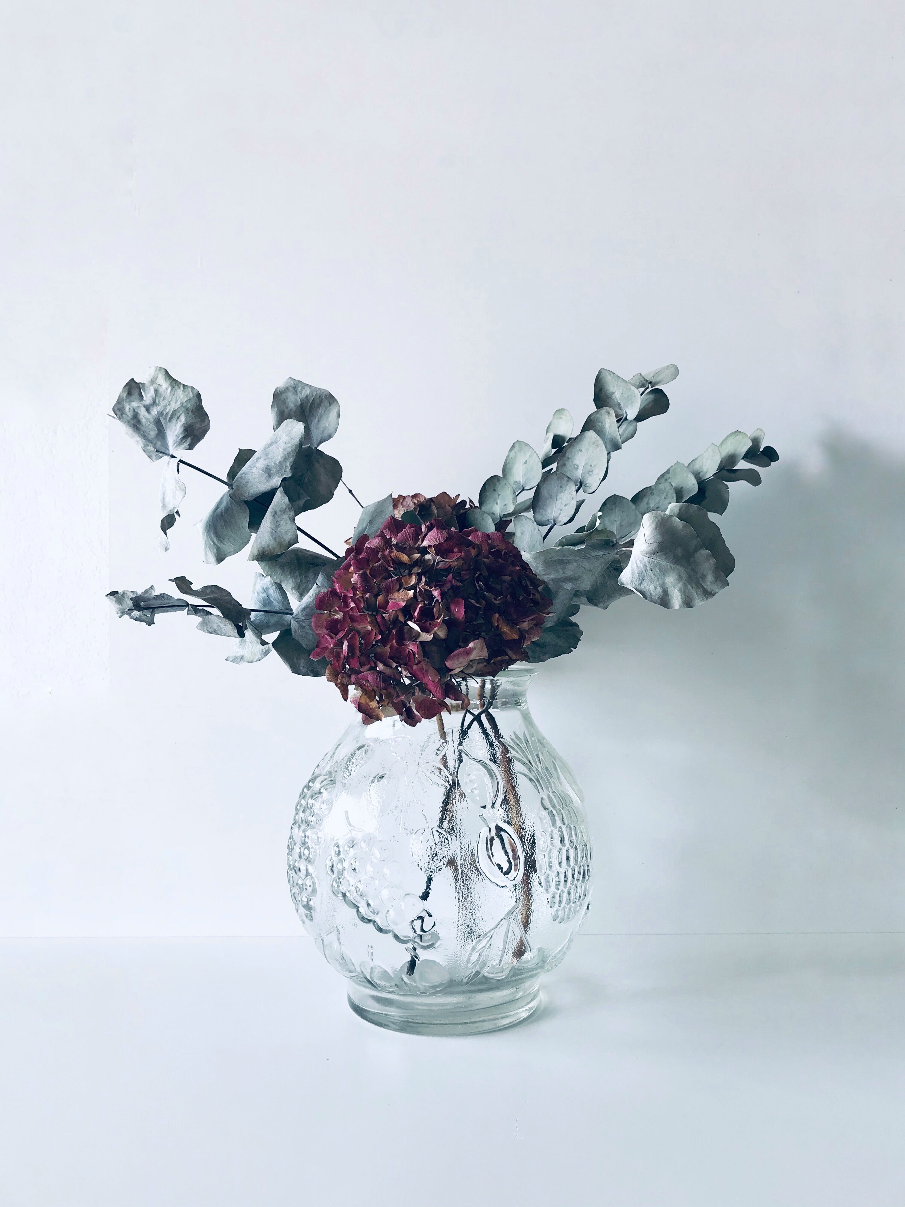 Glass vase tutti frutti