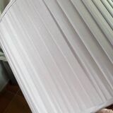 Brass lamp with pleated shade