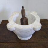 Old Apothecary white marble mortar