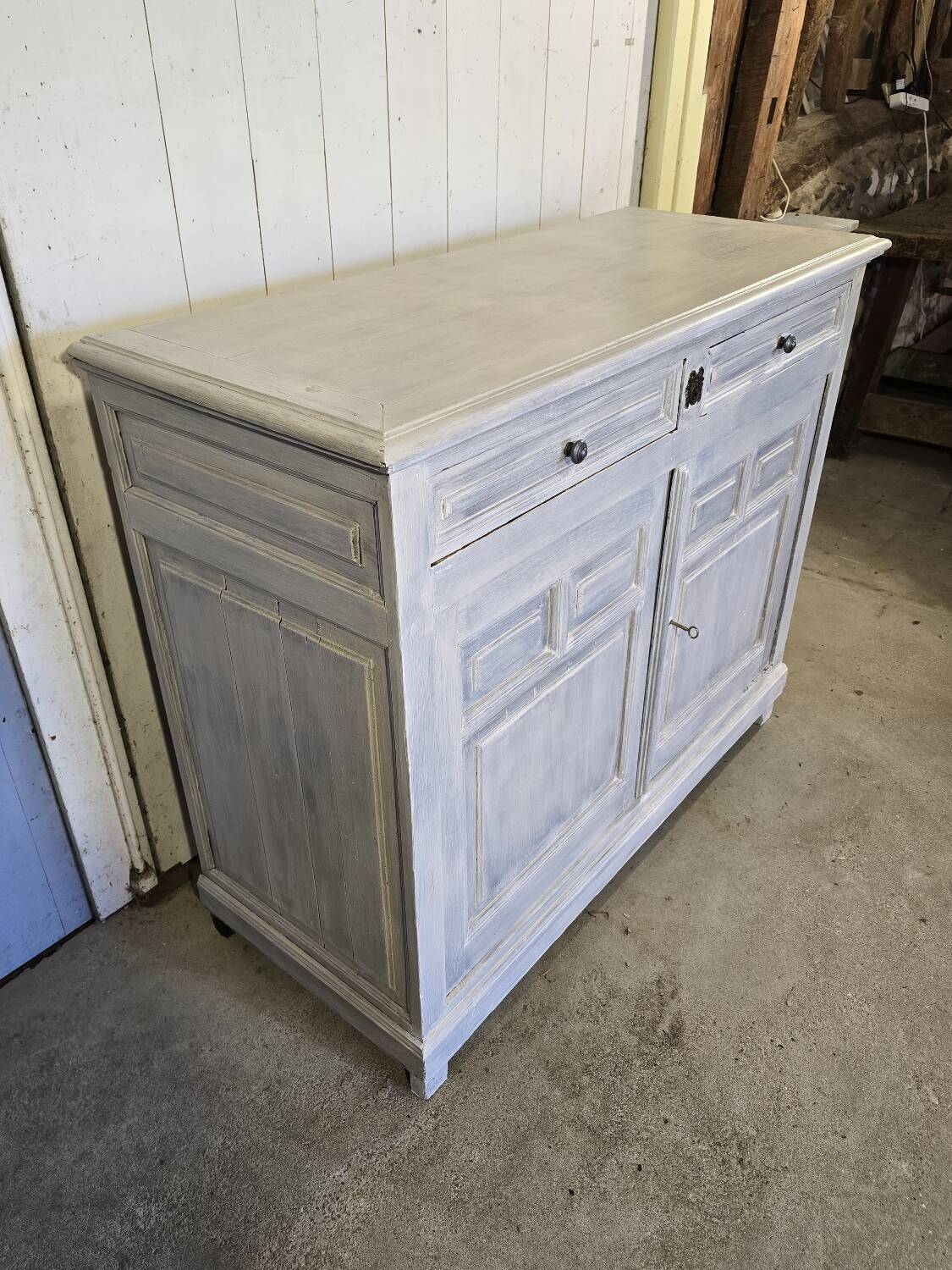 Louis Philippe style 2-door, 2-drawer sideboard