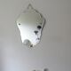 Mirror antique art deco beveled 55 x 41 cm
