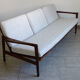 Bench and 2 Scandinavian armchairs 60s