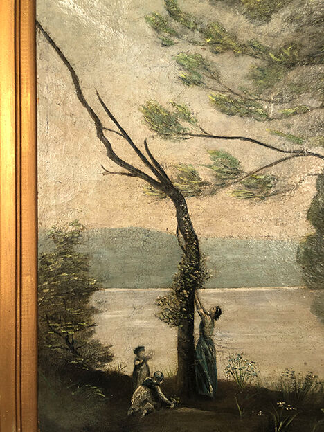 Oil on canvas early twentieth century