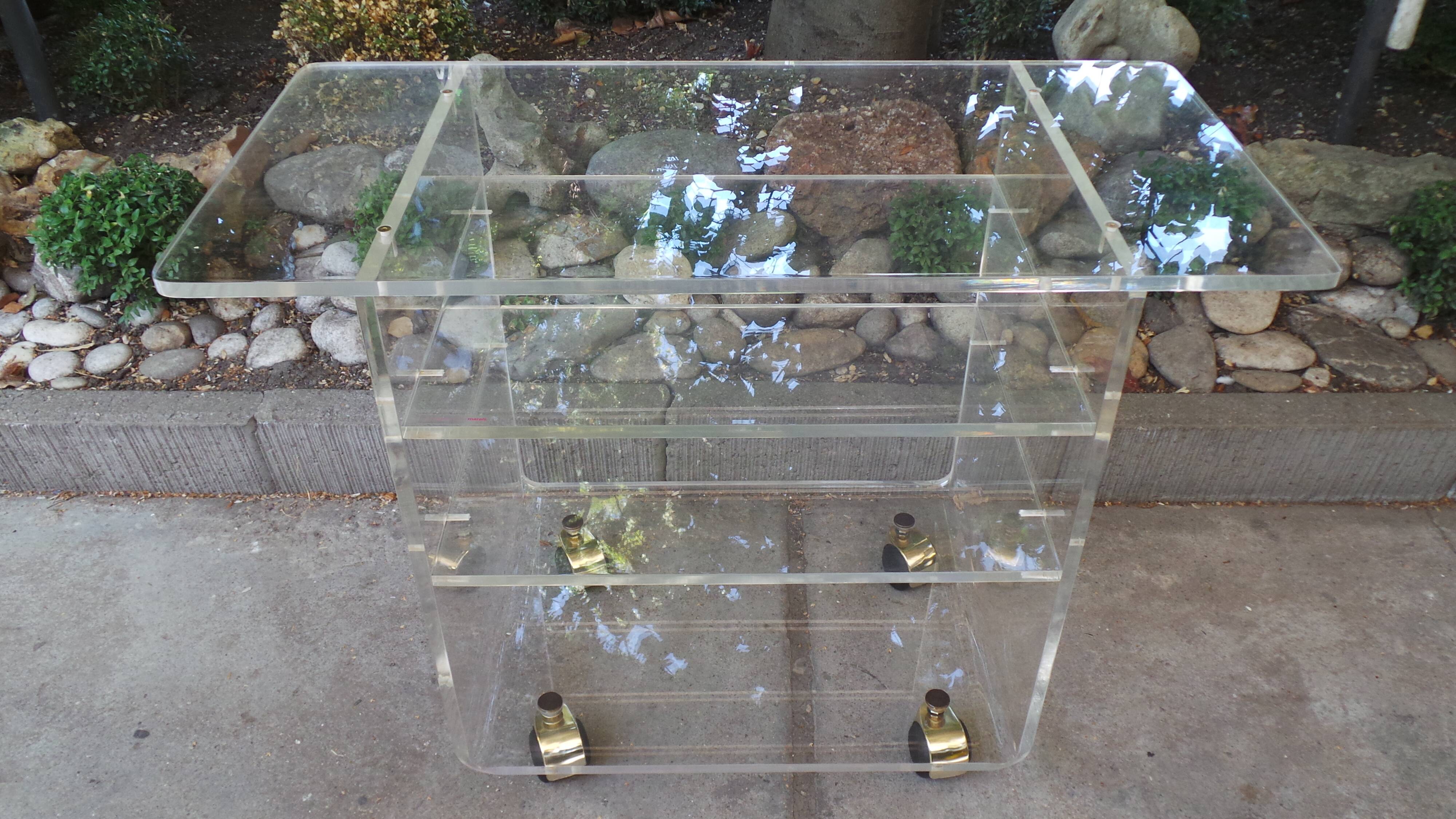 70's Plexiglas wheelchair