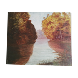 Old table oil on canvas 55x46cm